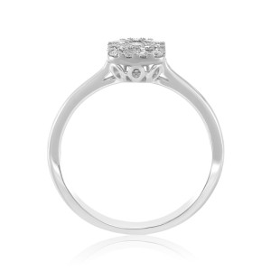 Inel Logodna Aur 18k Diamante BLANCO'S