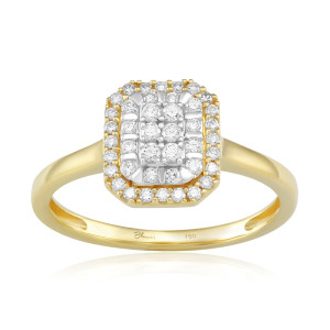 Inel Aur 18k Diamante BLANCO'S