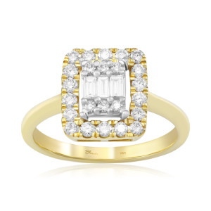 Inel Logodna Aur 18k Diamante BLANCO'S