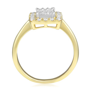 Inel Logodna Aur 18k Diamante BLANCO'S