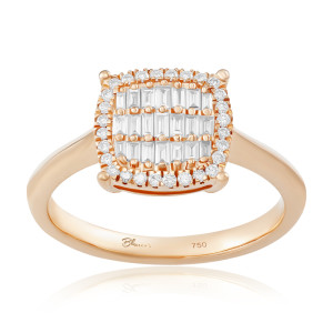 Inel Logodna Aur 18k Diamante BLANCO'S