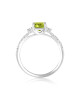 Inel Aur 18k Diamante, Peridot DERUVO