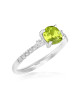 Inel Aur 18k Diamante, Peridot DERUVO