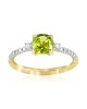 Inel Aur 18k Diamante, Peridot DERUVO