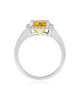 Inel Aur 18k Diamante, Citrin DERUVO Inel Aur 18k Diamante, Citrin DERUVO