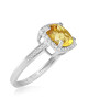 Inel Aur 18k Diamante, Citrin DERUVO Inel Aur 18k Diamante, Citrin DERUVO