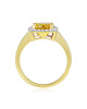 Inel Aur 18k Diamante, Citrin DERUVO Inel Aur 18k Diamante, Citrin DERUVO