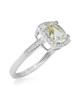 Inel Aur 18k Diamante, Ametist Verde DERUVO Inel Aur 18k Diamante, Ametist Verde DERUVO