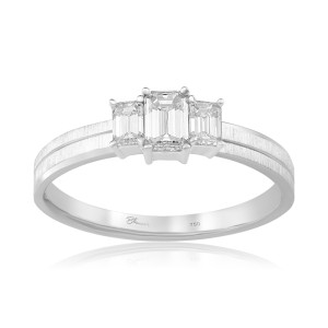 Inel Logodna Aur 18k Diamante BLANCO'S