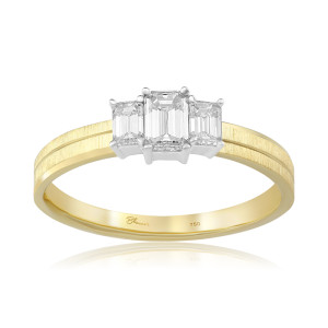 Inel Logodna Aur 18k Diamante BLANCO'S