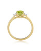 Inel Aur 18k Diamante, Peridot DERUVO