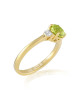 Inel Aur 18k Diamante, Peridot DERUVO