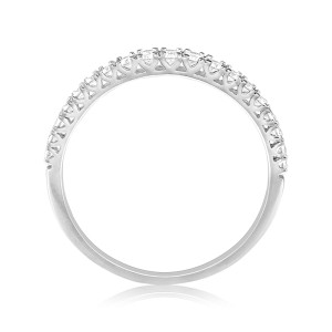 Inel Semi Eternity Aur 18k Diamante BLANCO'S