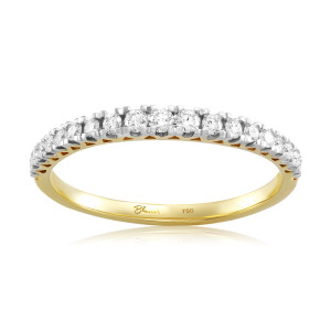 Inel Semi Eternity Aur 18k Diamante BLANCO'S