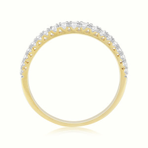 Inel Semi Eternity Aur 18k Diamante BLANCO'S