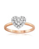 Inel Inima Aur 18k Diamante BLANCO'S