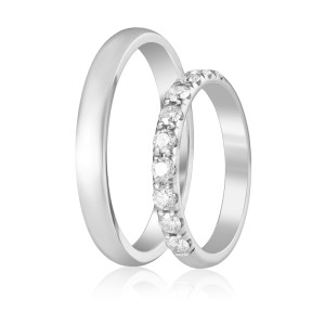 Verighete Platina Diamante SABRINI