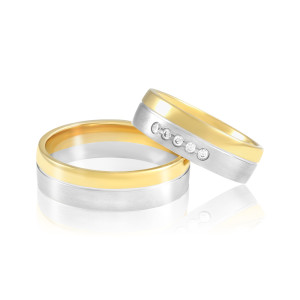 Verighete Aur Diamante SABRINI