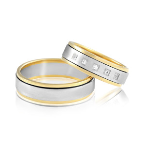 Verighete Aur Diamante SABRINI