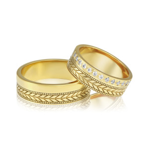 Verighete Aur Diamante SABRINI