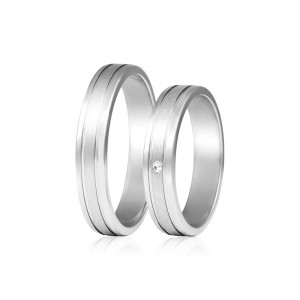 Verighete Platina Diamant SABRINI