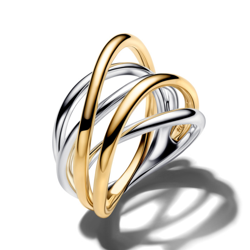 Inel ESSENCE Argint 925 Placare Aur Galben 14K PANDORA