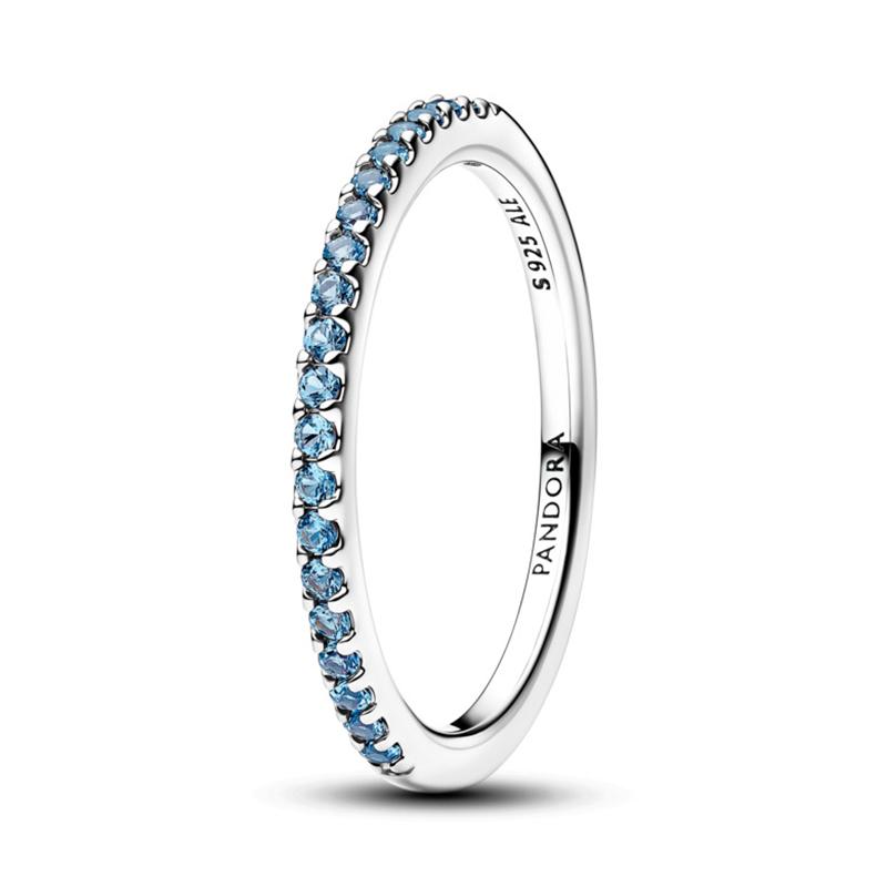 Inel Argint 925 Cristal Albastru PANDORA