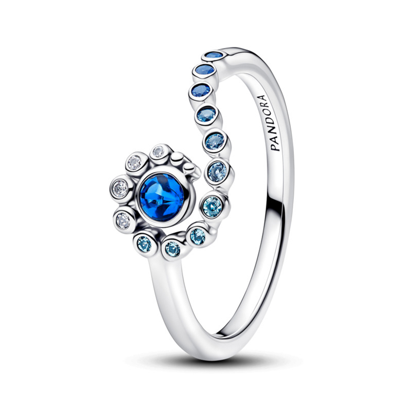 Inel Disney Moana Argint 925 CZ Cristal Verde si Albstru PANDORA