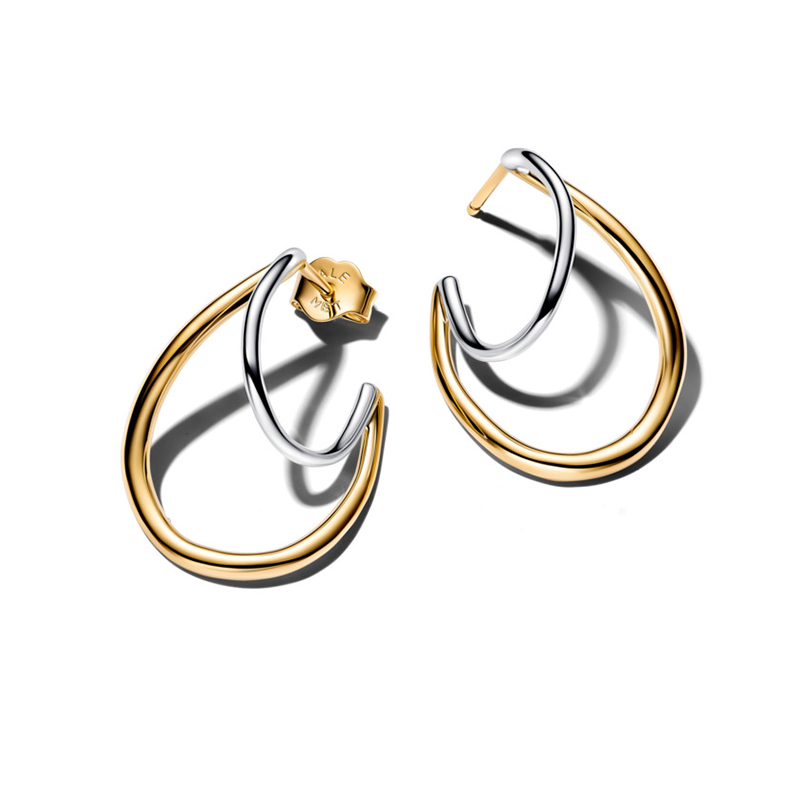 Cercei Argint 925 Placare Aur Galben 14K PANDORA