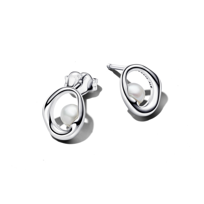 Cercei ESSENCE Argint 925 CZ Perla de Cultura PANDORA