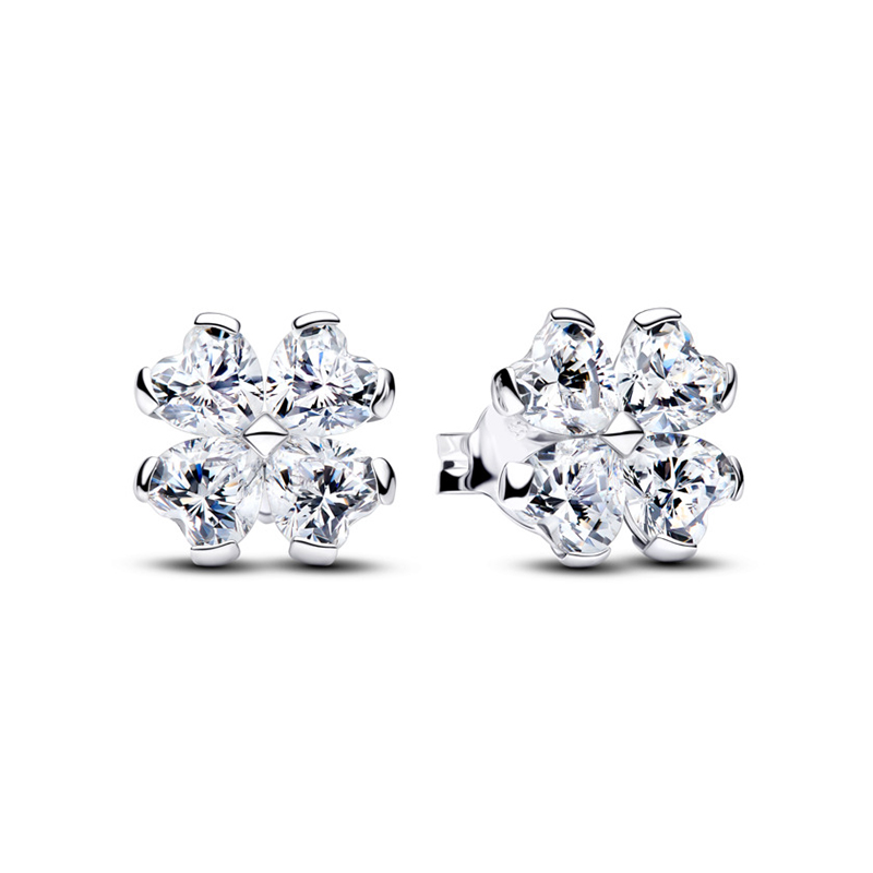 Cercei Trifoi Argint 925 CZ PANDORA