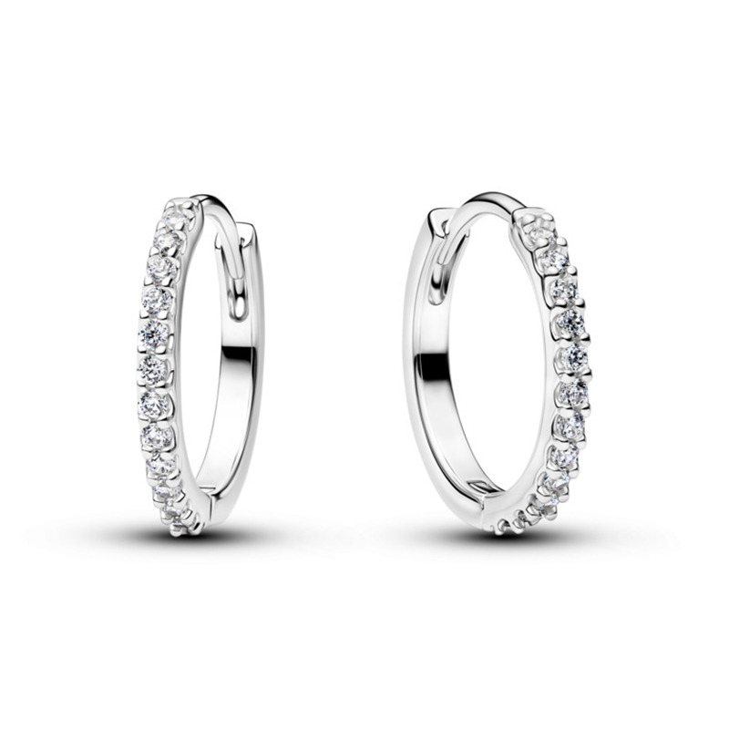 Cercei Rotunzi Argint 925 CZ PANDORA