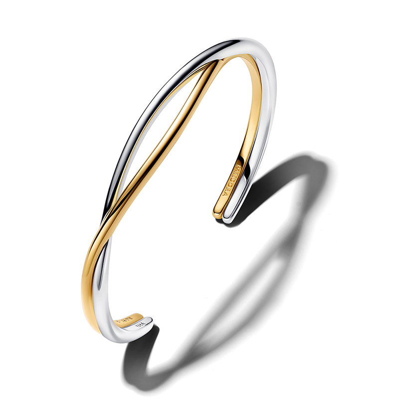 Bratara Deschisa ESSENCE Argint 925 Placare Aur Galben 14K PANDORA