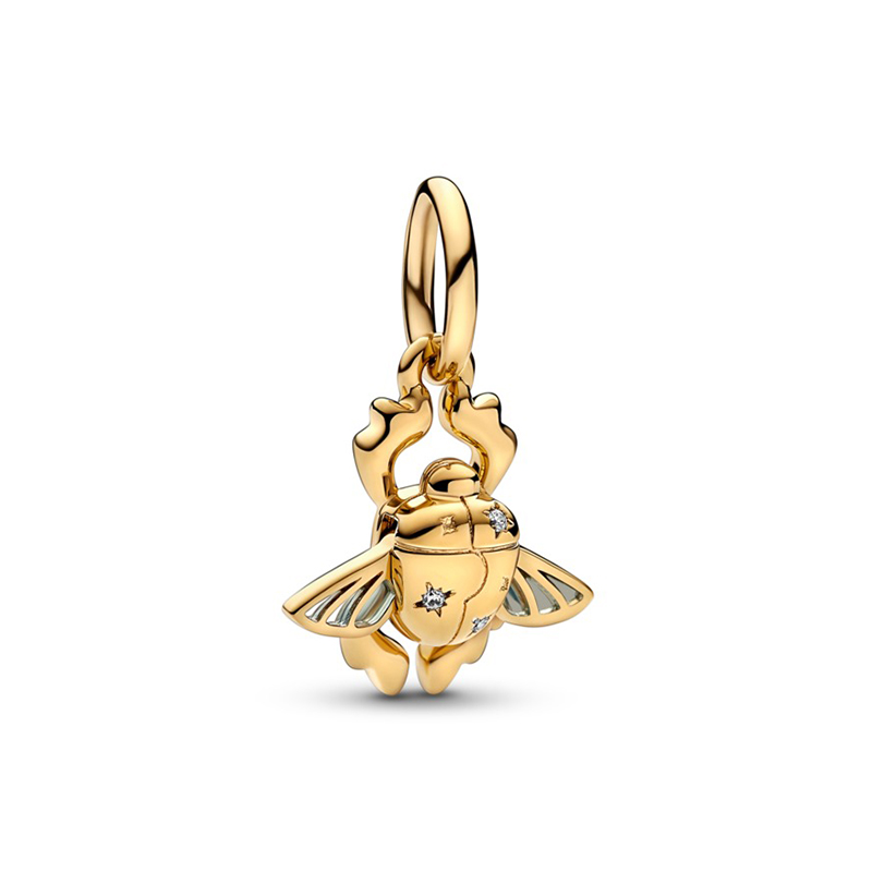 Talisman Pandantiv Disney Aladdin Gandac Placare Aur Galben 14K CZ PANDORA