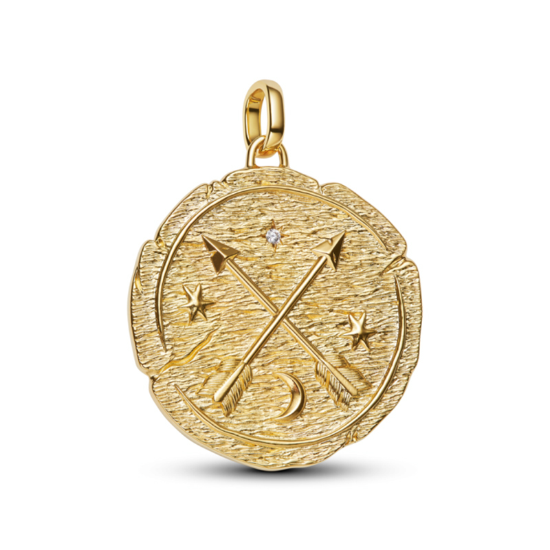 Medalion Sageti Pandora ME Placare Aur Galben 14K CZ PANDORA Medalion Sageti Pandora ME Placare Aur Galben 14K CZ PANDORA