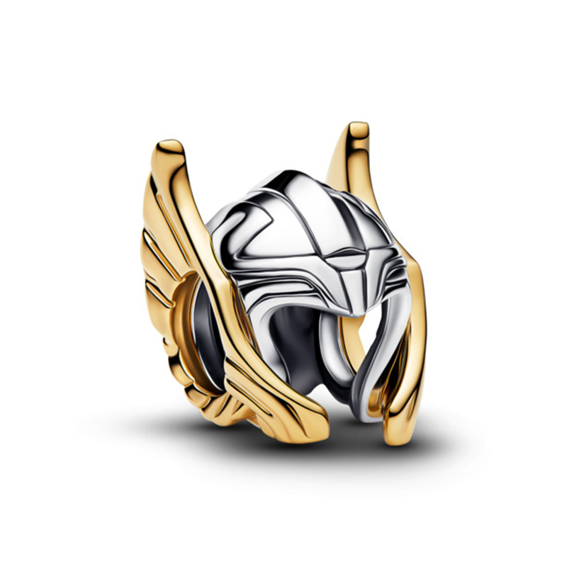 Talisman Marvel Casca lui Thor Placare Aur Galben 14K Argint 925 PANDORA