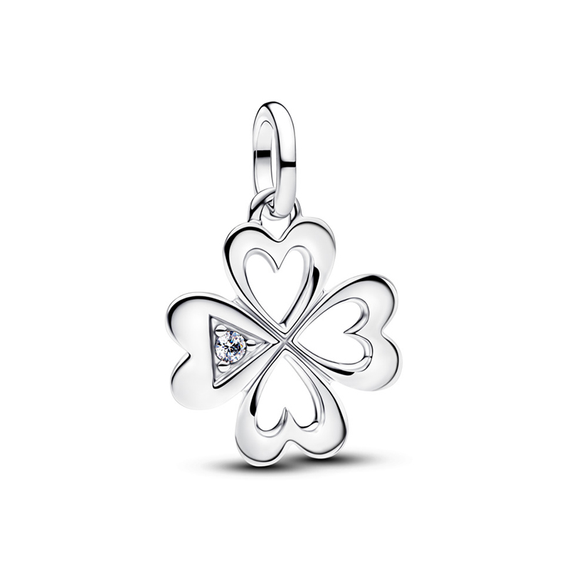 Talisman Pandantiv Trifoi Argint 925 CZ PANDORA