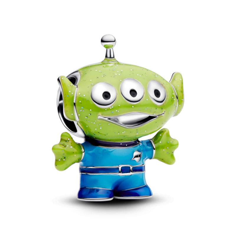 Talisman Disney Extraterestru Argint 925 Email Negru, Violet, Verde si Albastru PANDORA Talisman Disney Extraterestru Argint 925 Email Negru, Violet, Verde si Albastru PANDORA