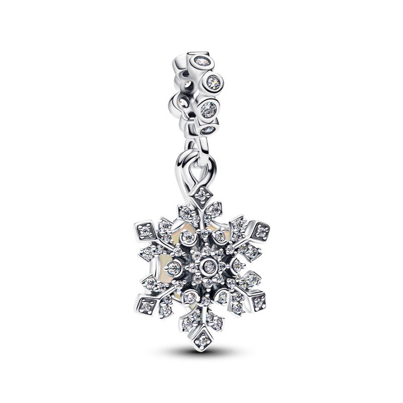 Talisman Fulg de Zapada si Stea Argint 925 CZ PANDORA