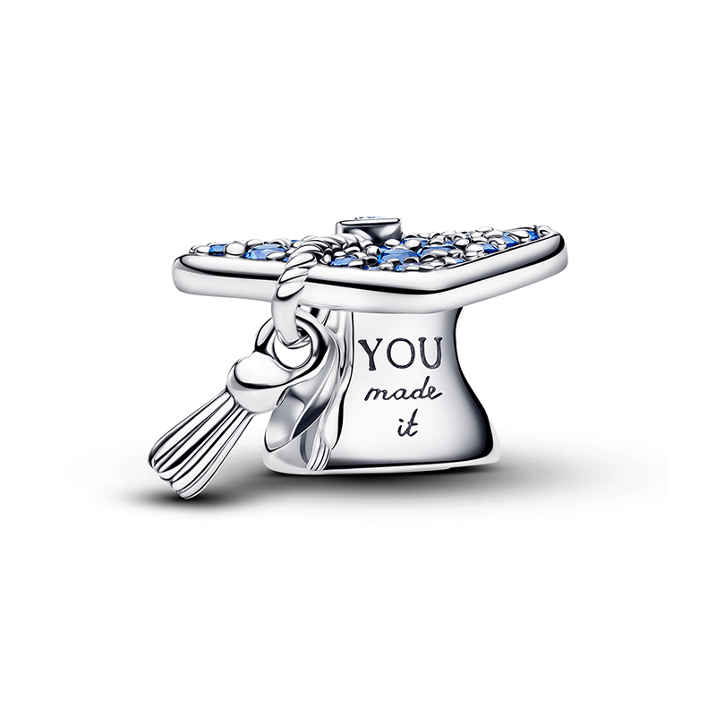 Talisman Toca Absovire Argint 925 CZ, Cristal Albastru PANDORA