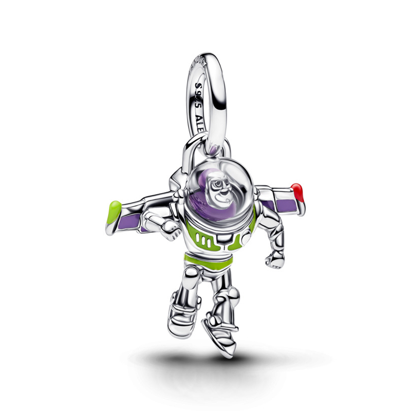 Talisman Disney Buzz Lightyear Argint 925 Email si Rasina UV PANDORA