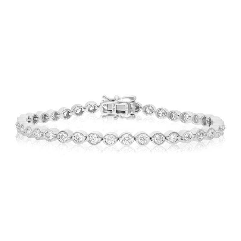 Bratara Tennis Aur 18k Diamante BLANCO'S