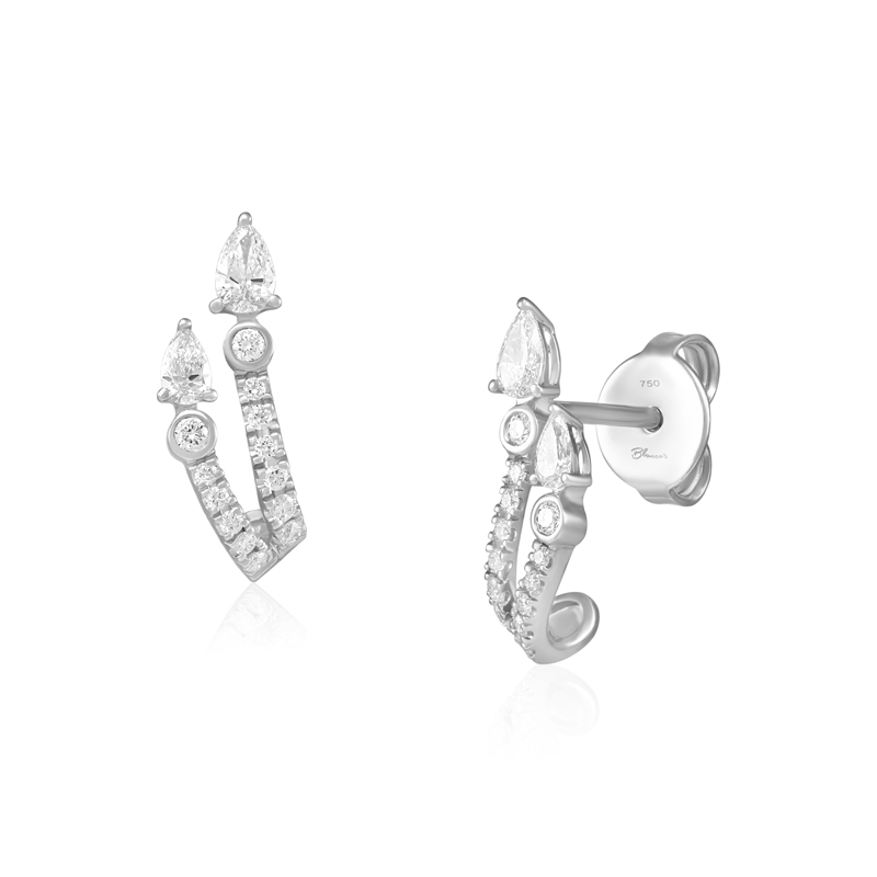 Cercei Aur 18k Diamante BLANCO'S