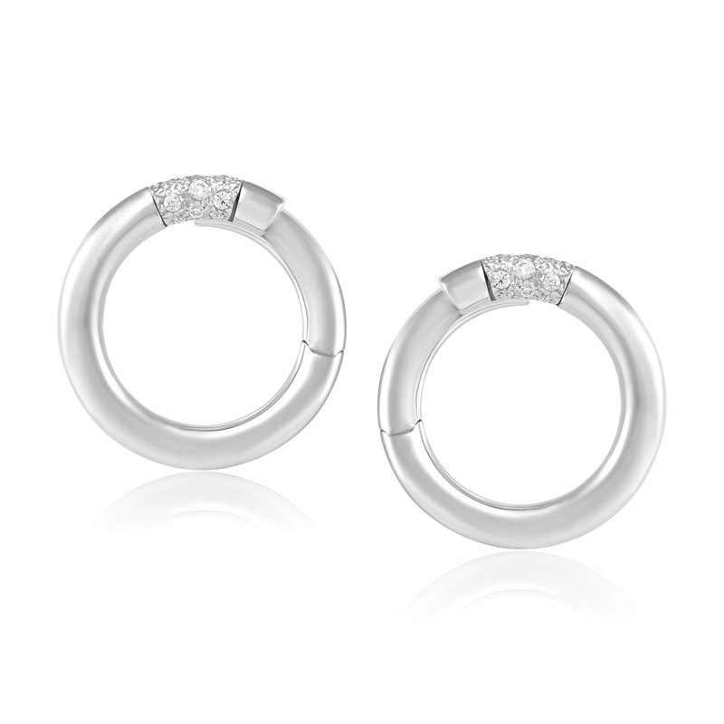 Cercei Fulmine Aur 14k CZ SABRINI Cercei Fulmine Aur 14k CZ SABRINI