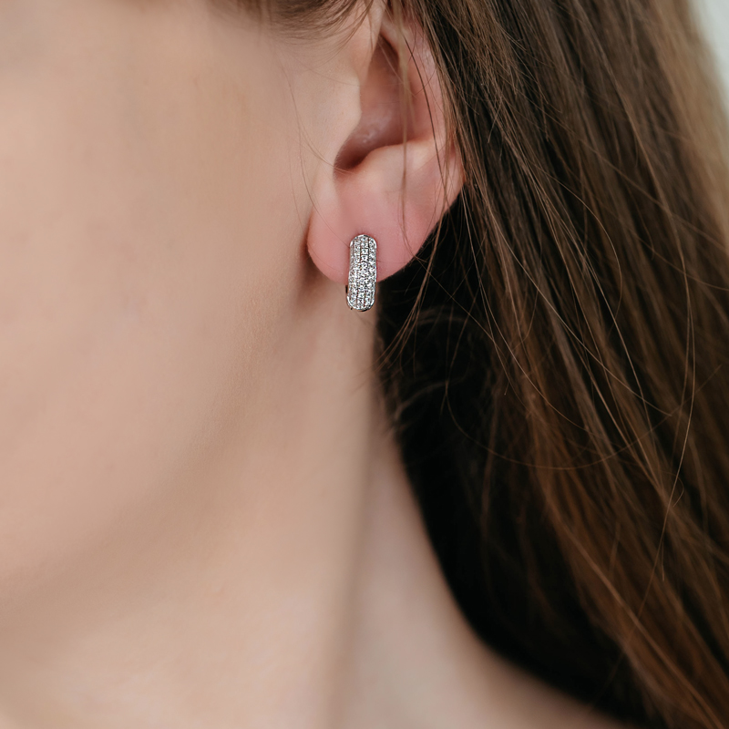 Cercei Aur 18k Diamante BLANCO'S Cercei Aur 18k Diamante BLANCO'S