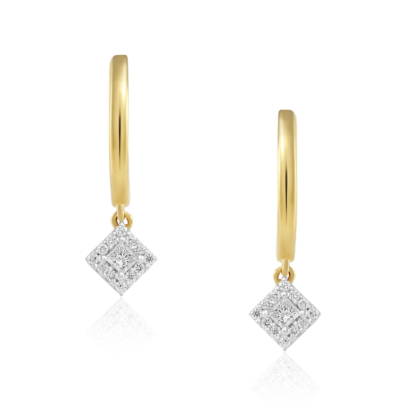 Cercei Aur 18k Diamante BLANCO'S Cercei Aur 18k Diamante BLANCO'S