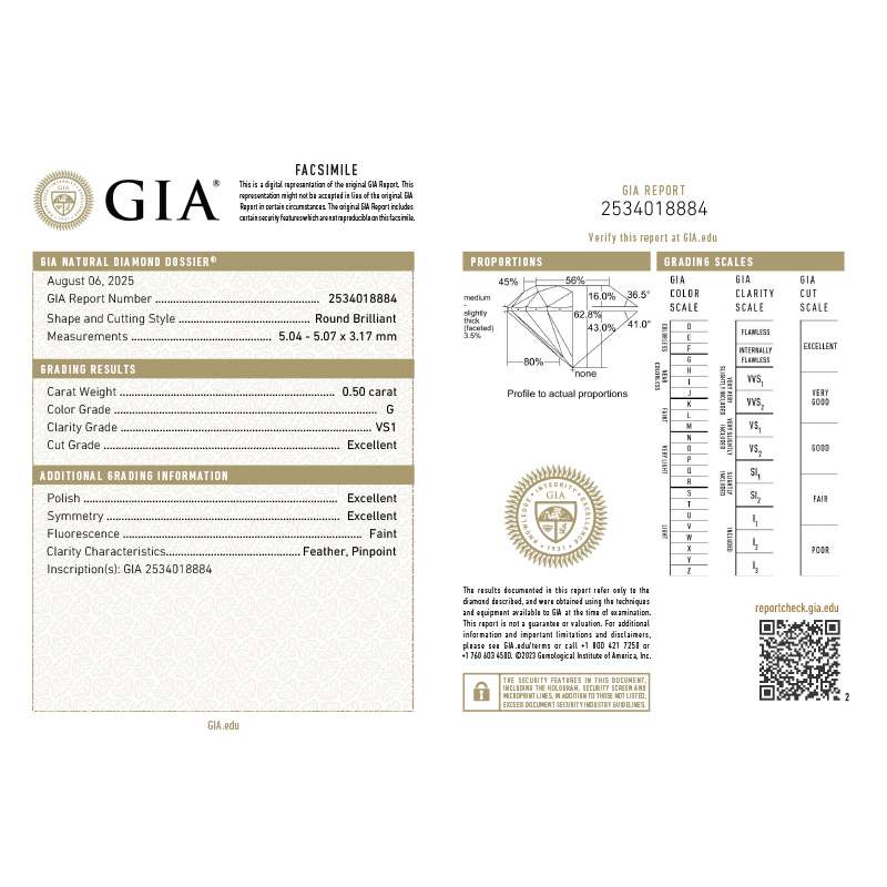 Cercei Aur 18k Diamant GIA BLANCO'S