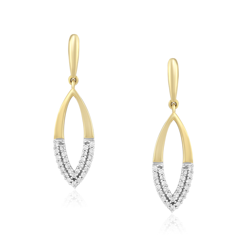 Cercei Aur 18k Diamante BLANCO'S