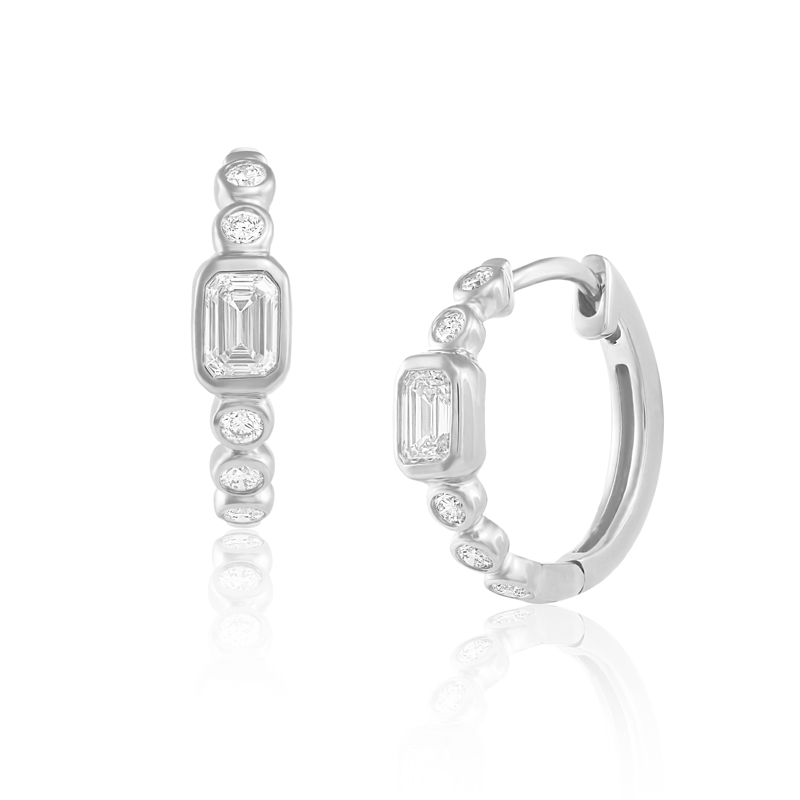 Cercei Aur 18k Diamante BLANCO'S Cercei Aur 18k Diamante BLANCO'S