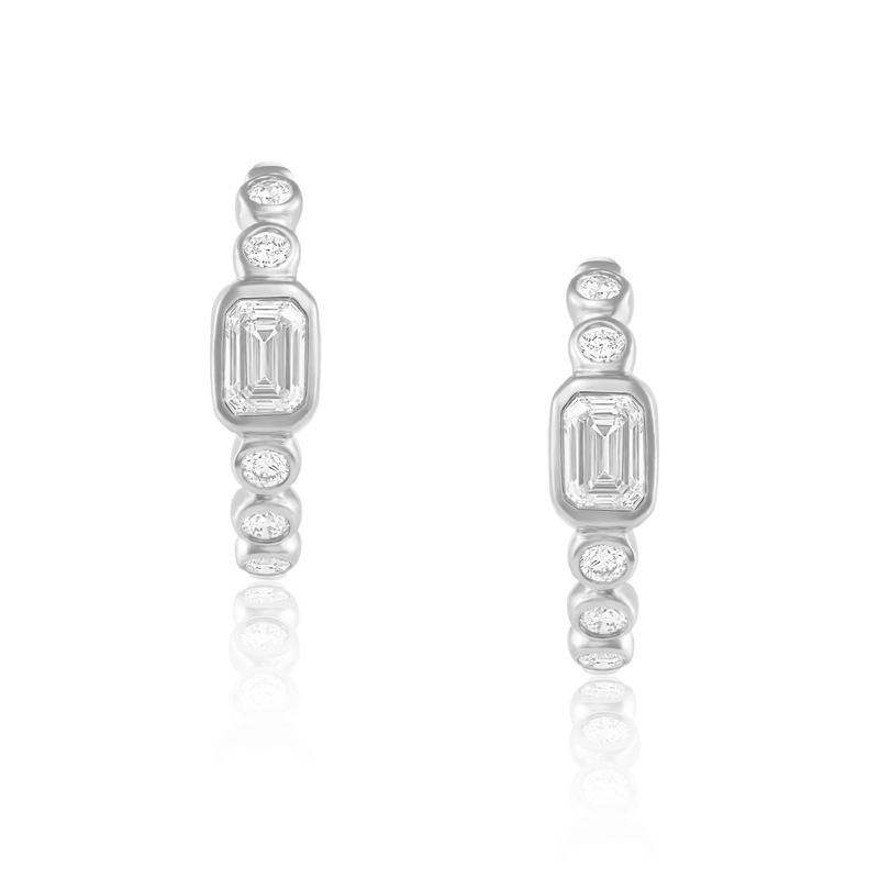 Cercei Aur 18k Diamante BLANCO'S Cercei Aur 18k Diamante BLANCO'S